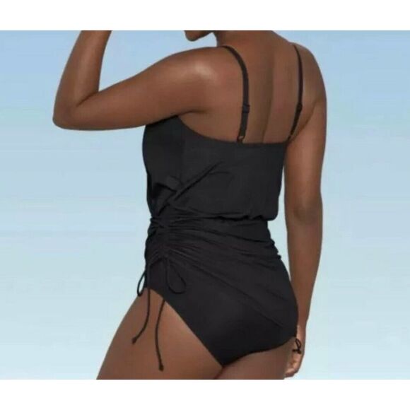 Other - Dreamsuit Miracle Brand Slimming Black Size‎ 10 Swimsuit One Piece Ruched